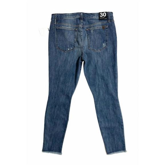 NEW JOE'S JEANS women's ava ripped distressed skinny ankle jeans in blue - Picture 2 of 4